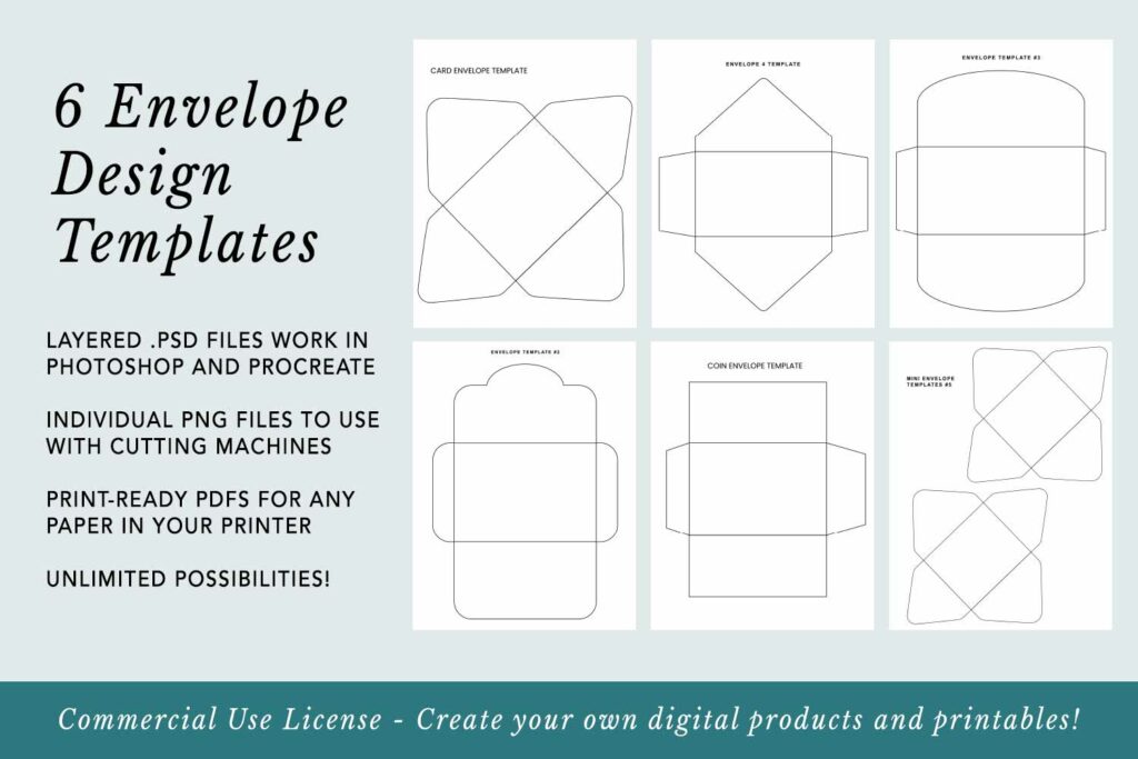Envelope Templates For Commercial Use