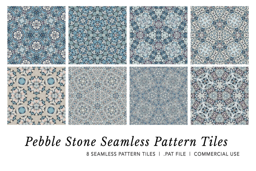 Pebble Stone Pattern Seamless Tiles