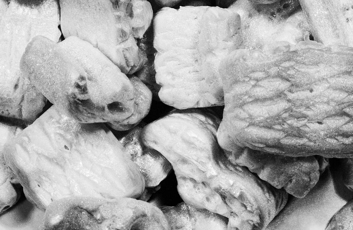 Abstract Packing Peanuts Web