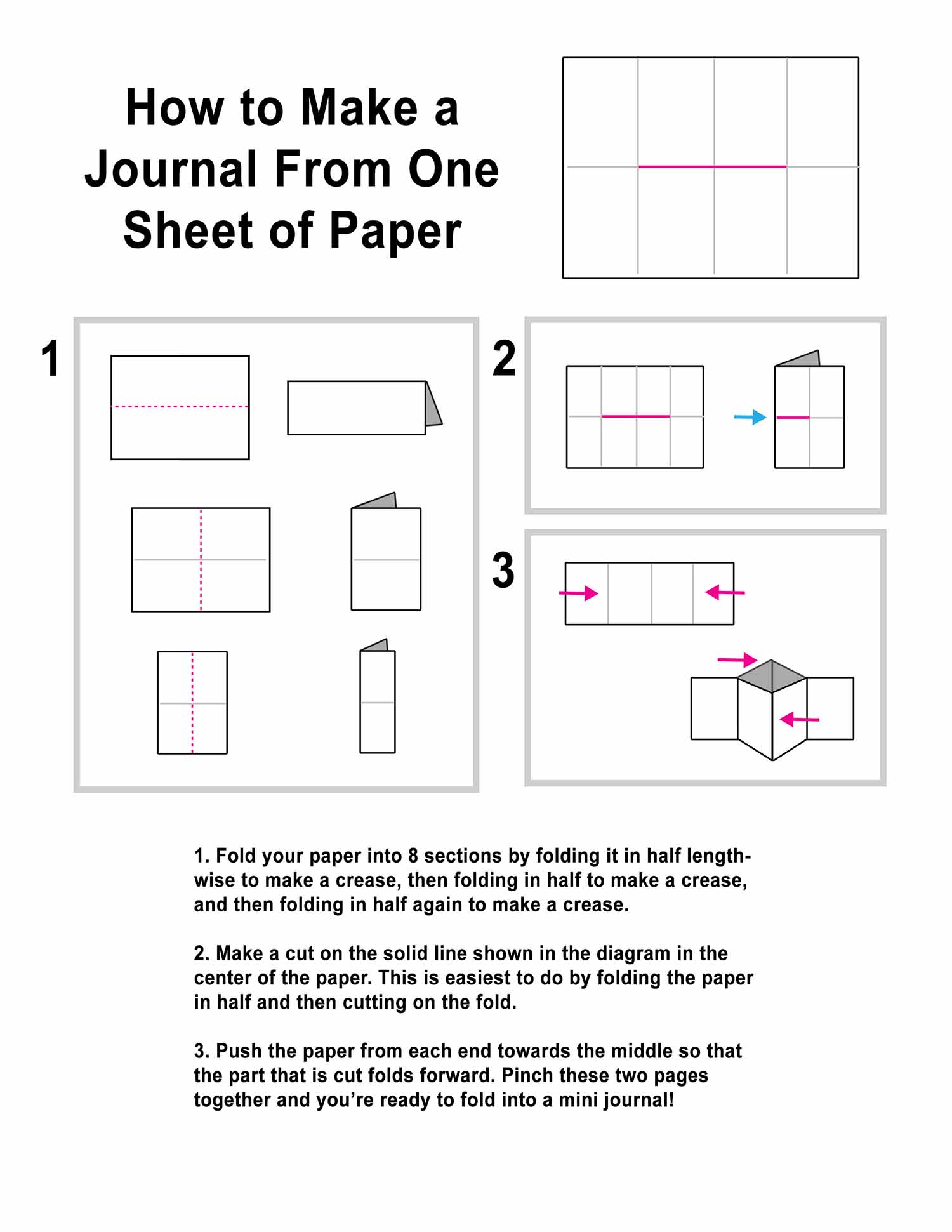 Journal Folding Directions