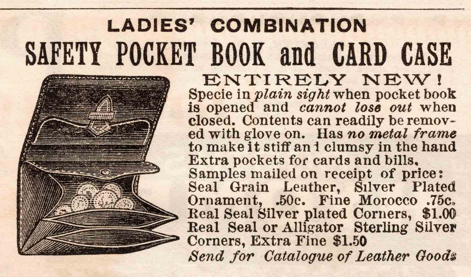 Ladies Pocket Book Ephemera