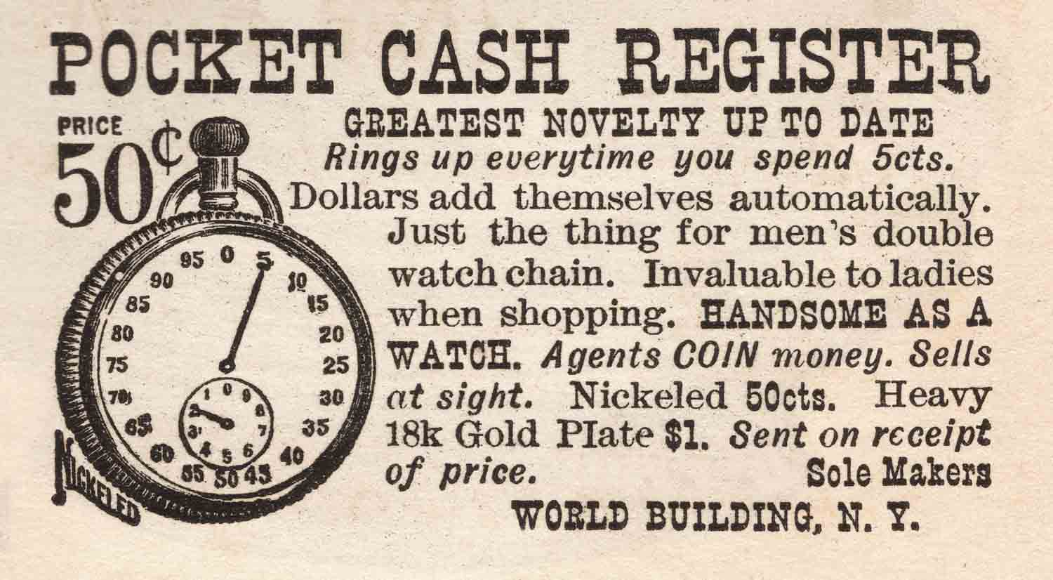 Pocket Cash Register