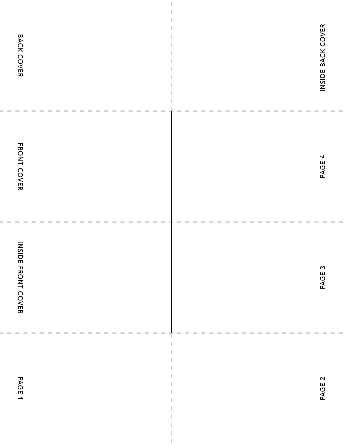Printable Zine Template Preview