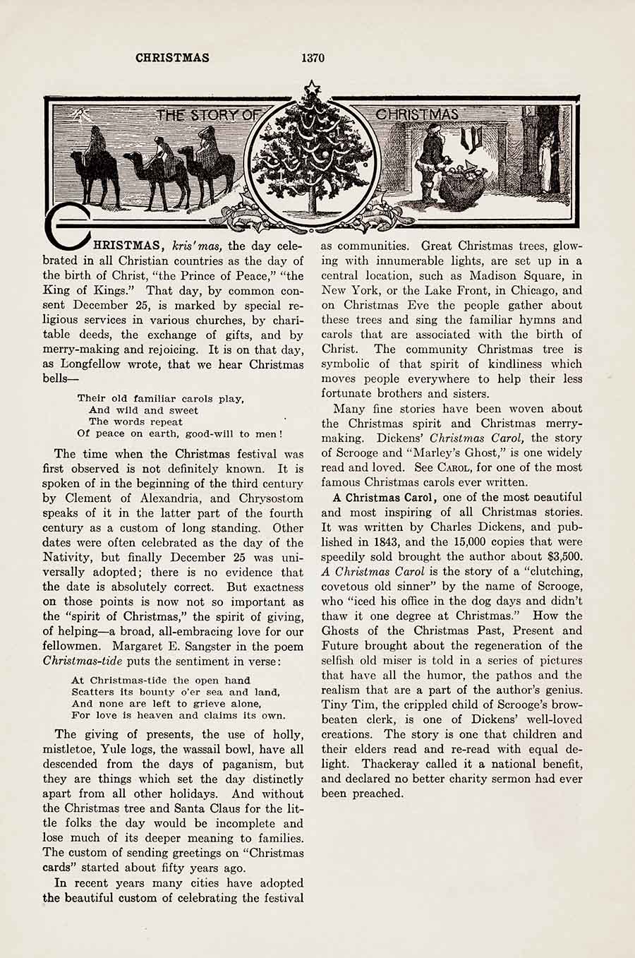 Christmas Ephemera Old Book Page Printable