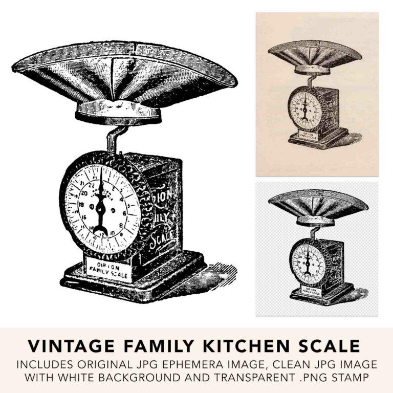 Vintage Family Kitchen Scale