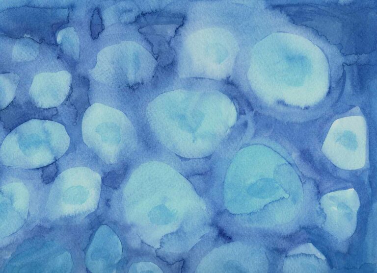 Watercolor Bubble Blobs Paper Texture Web