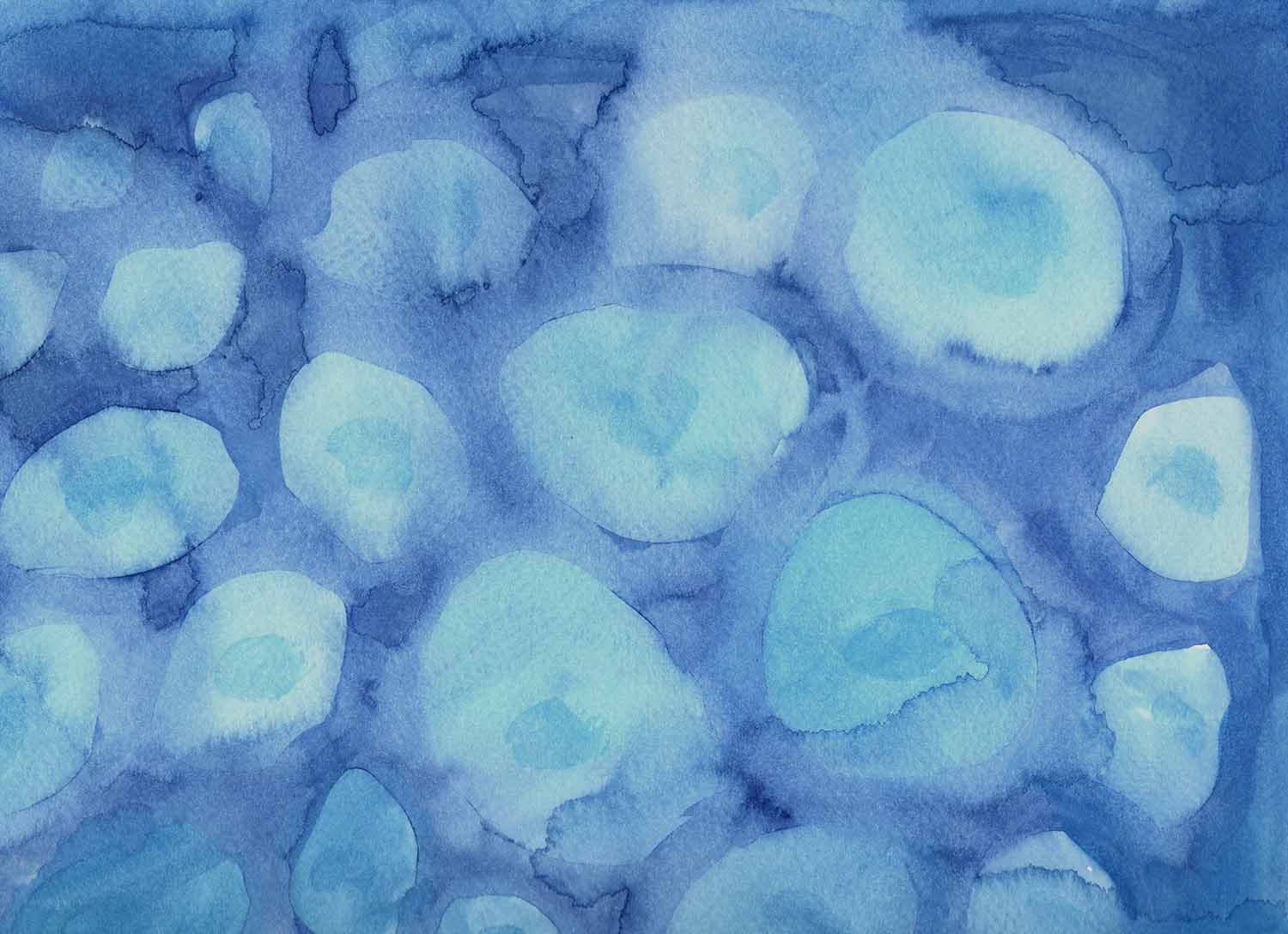Watercolor Bubble Blobs Paper Texture Web