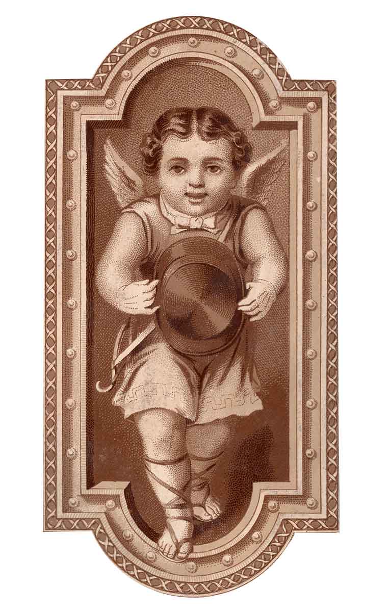 Angel Holding Hat Web