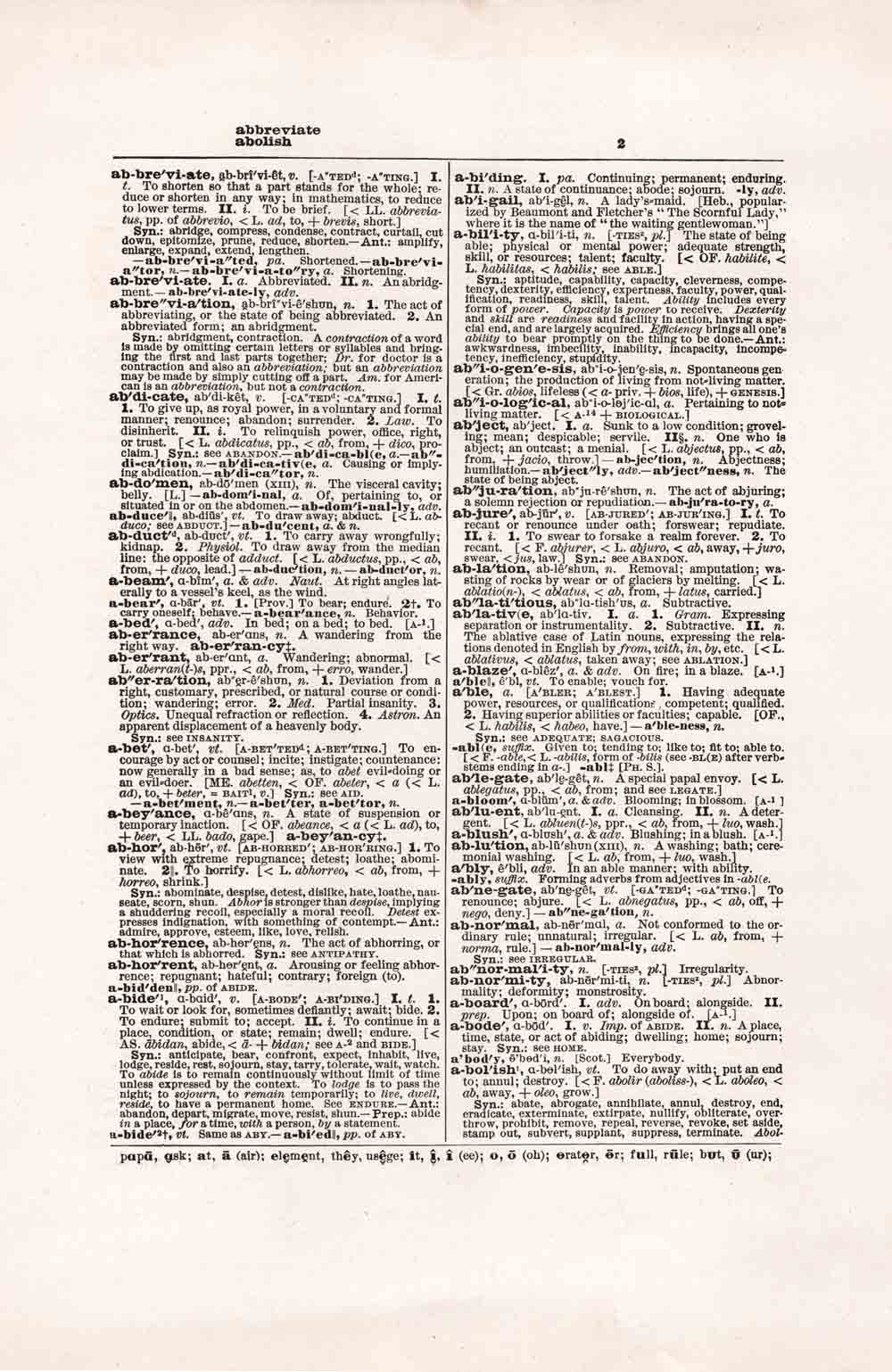 Vintage Dictionary Page Websize Fw2