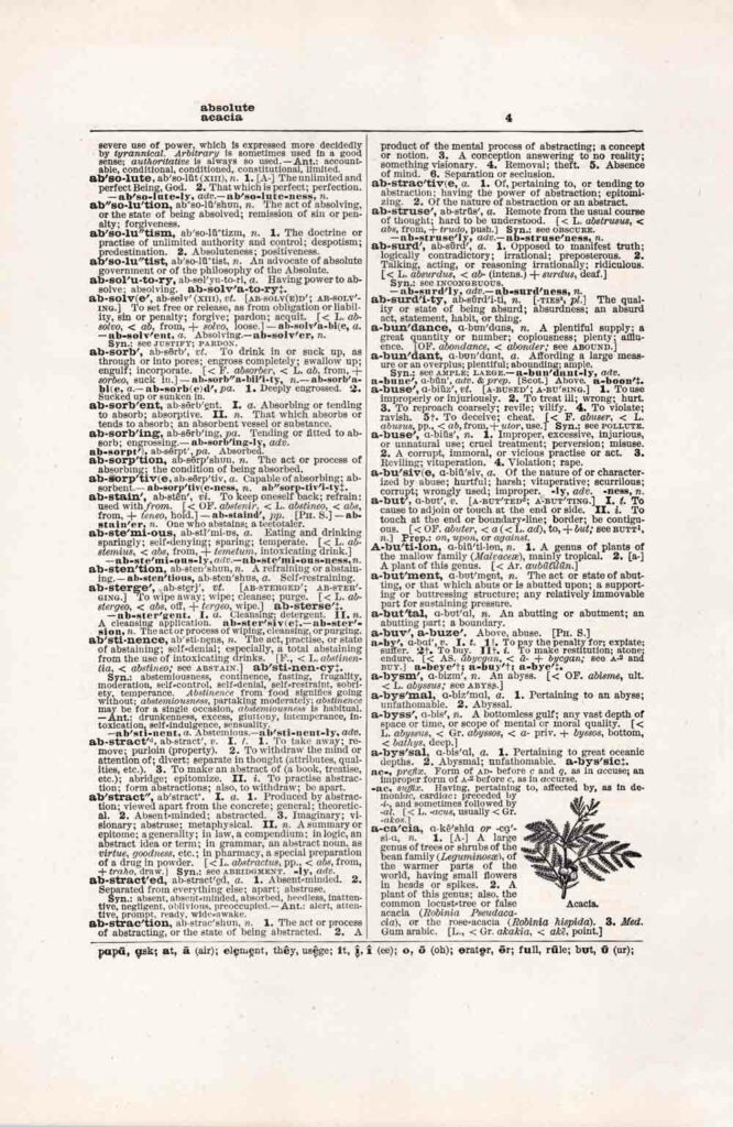 Vintage Dictionary Page Websize Fw4