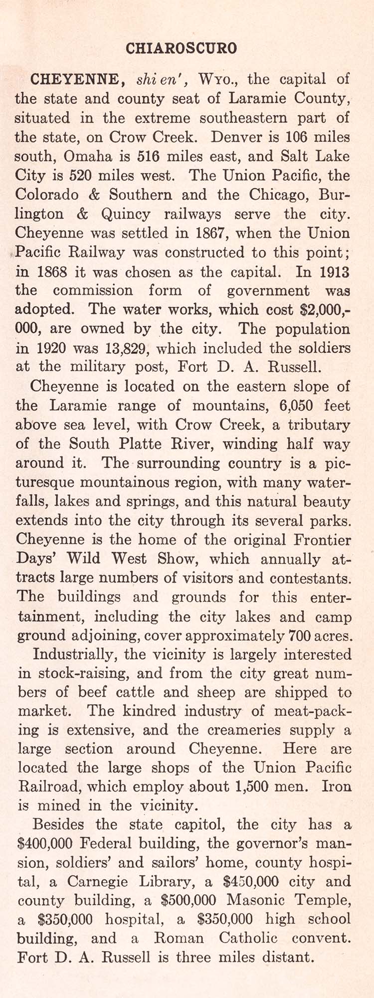 Cheyenne Wyoming Web