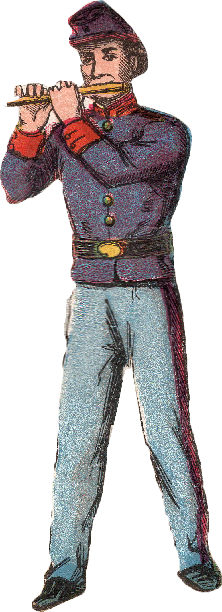 Civil War Fife Player