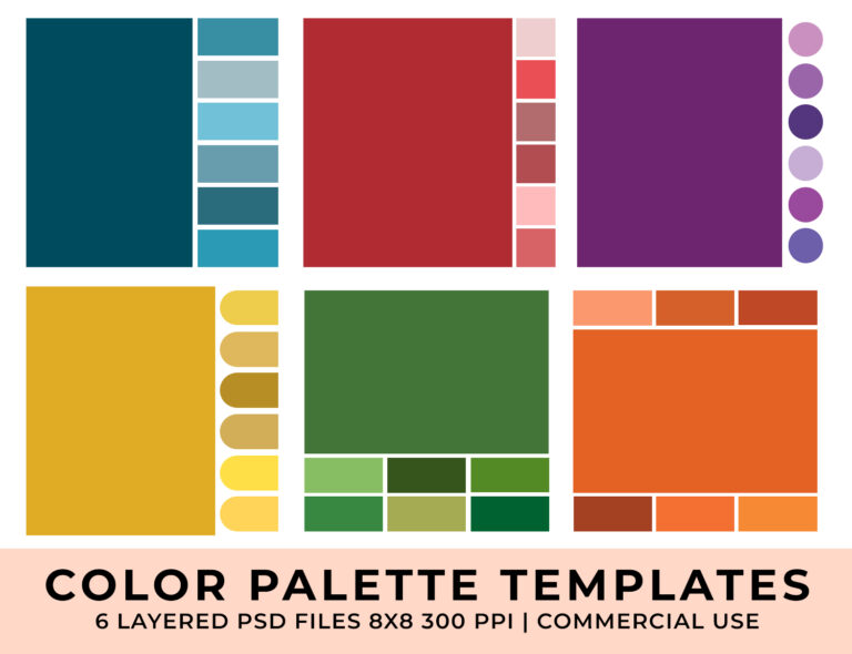 Color Palette Templates Preview