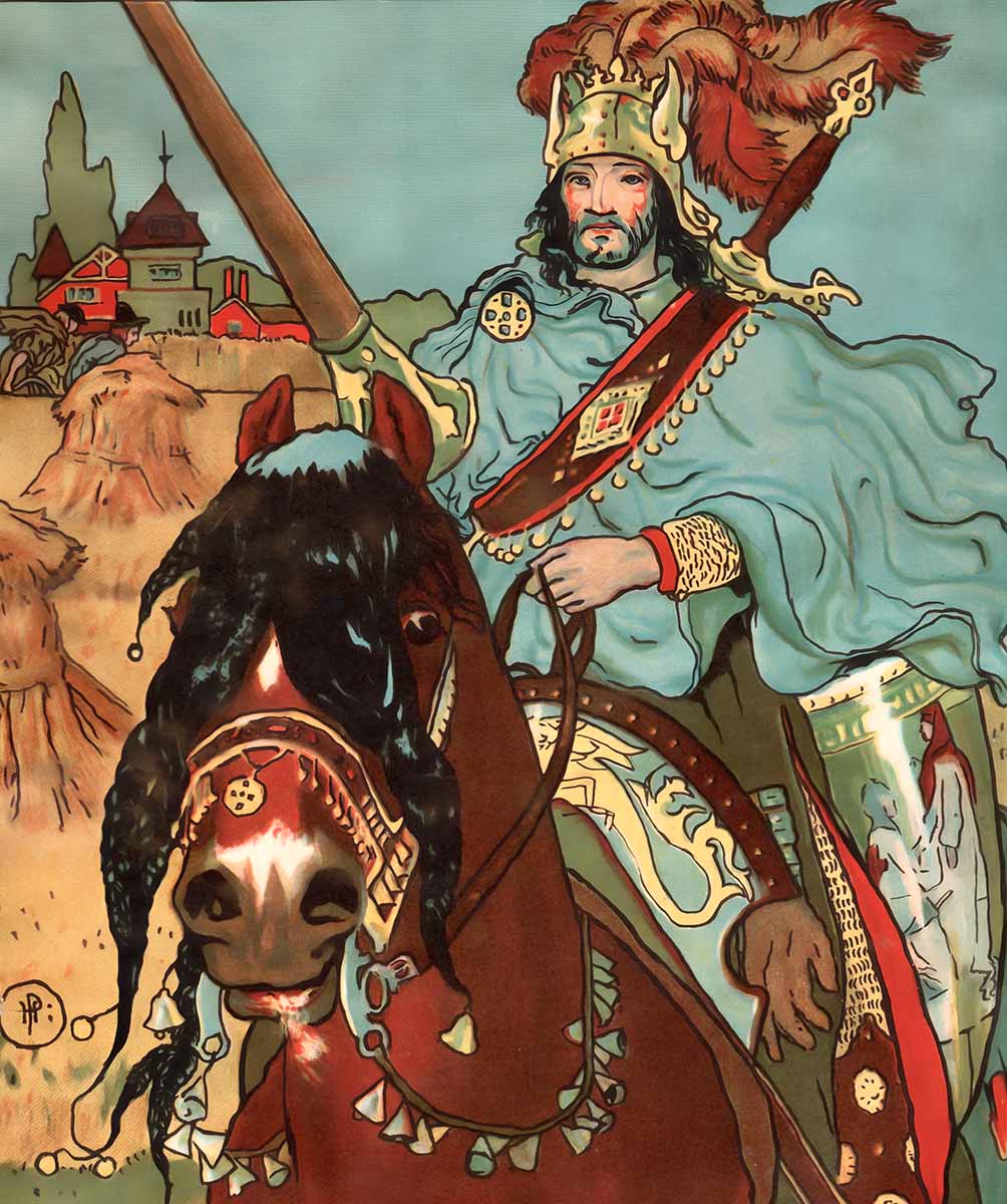 Sir Lancelot Horse Hp Illustration Web