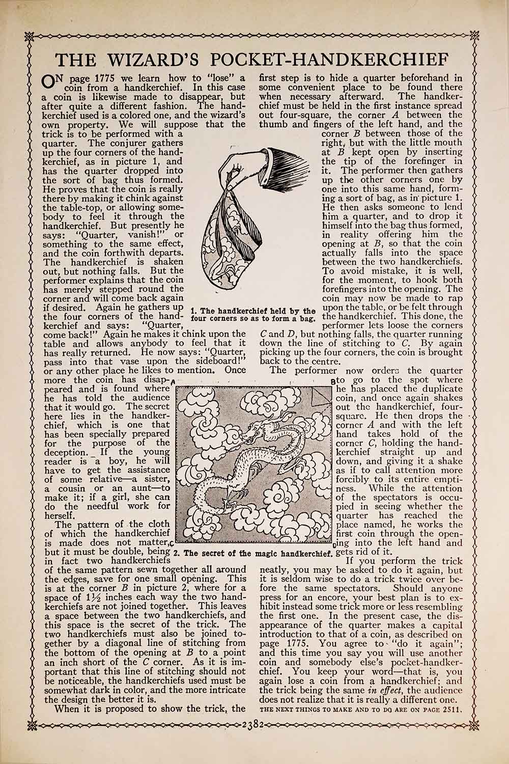 The Wizards Pocket Hankerchief Web