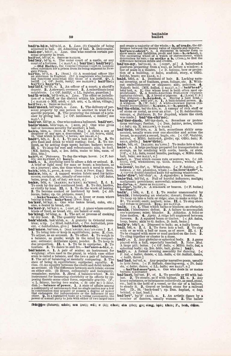 Vintage Dictionary Page Websize Fw59