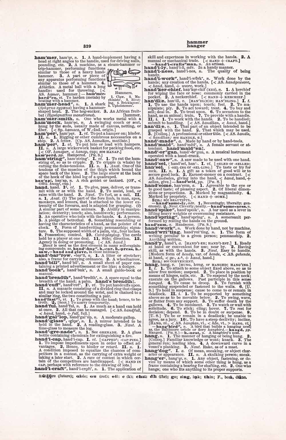 Vintage Dictionary Web 329