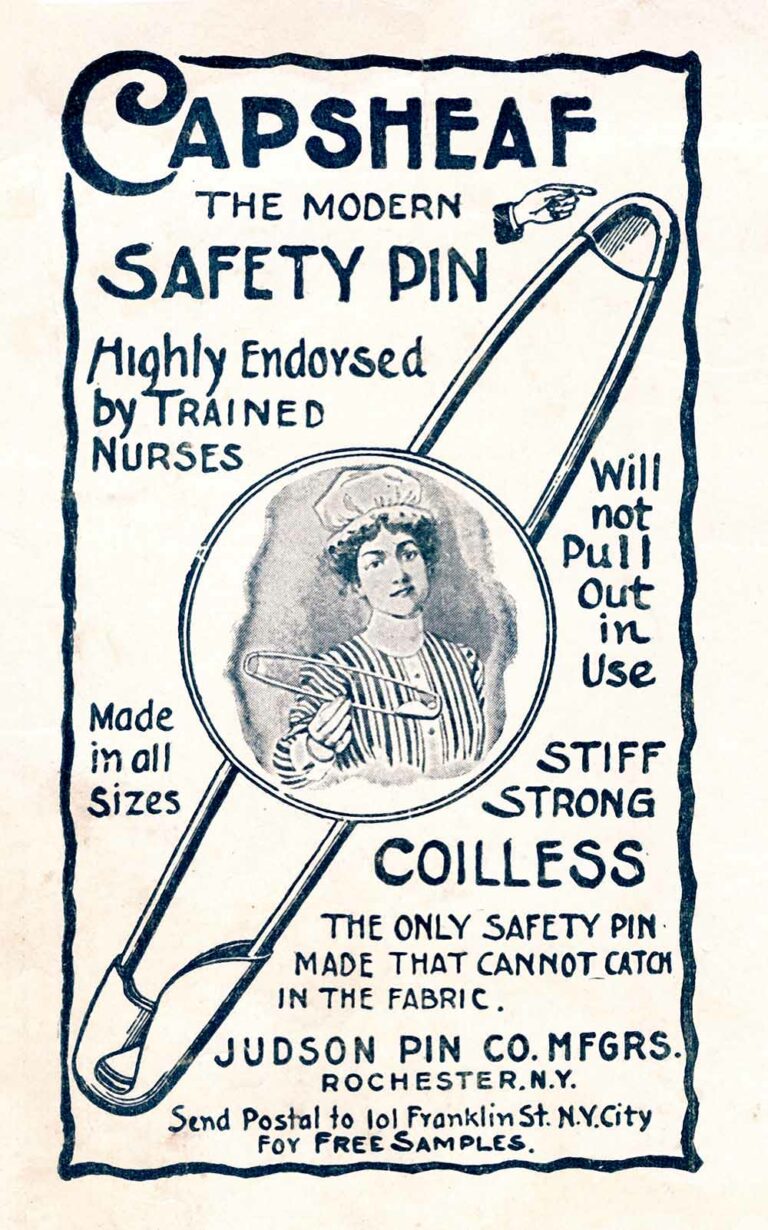 Safety Pin Advertisement Web